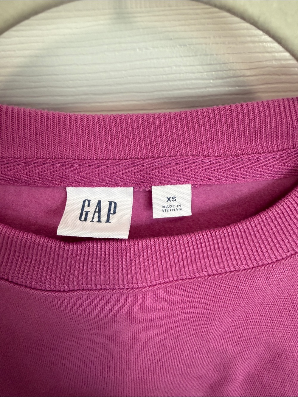 Gap Relaxed Wedge Crewneck Sweatshirt & Fleece Joggers in budding purple lilac - Picture 3 of 6